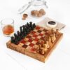 Storage-Folding Wooden Chess Set