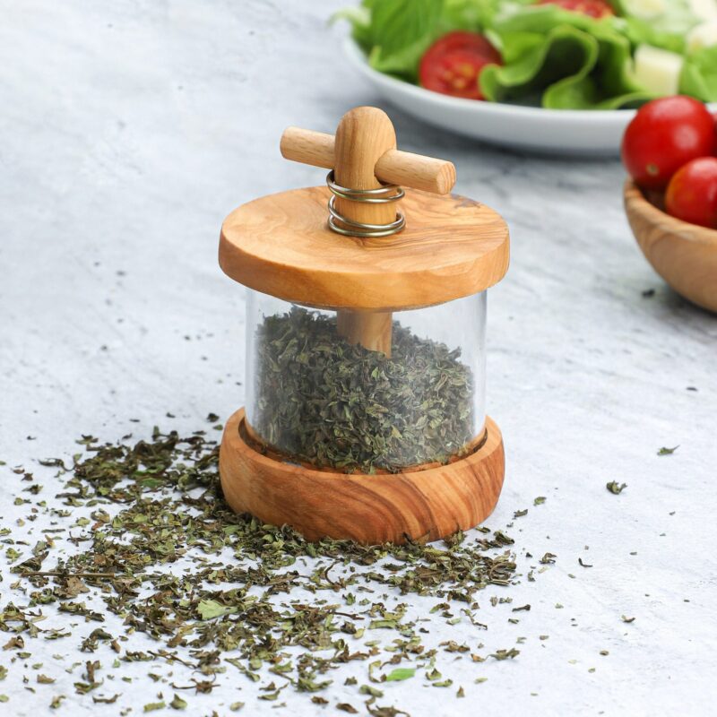 Spice GRINDER HERBS DE PROVENCE - Olive Wood - Provence Kitchen®